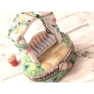 Porcelain Trinket Dish Swing Gardening Club